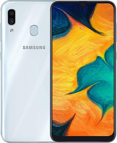 Samsung Galaxy A30 Dual Sim (4GB+64GB) White, VoLTE B - CeX